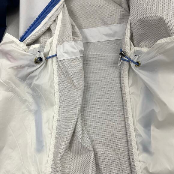 Polo Golf Blue White Lightweight Full Zip 122nd US Open Windbreaker Jacket - Picture 12 of 16